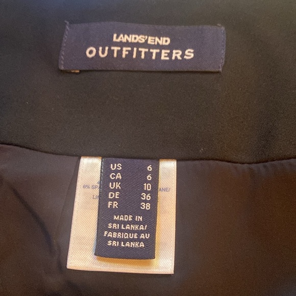 Lands End Outfitters new basic black skirt. Size 6 - Picture 4 of 6